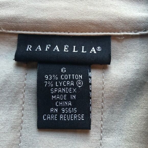 Rafaella Pea Coat Tan Size 6 - Picture 5 of 7
